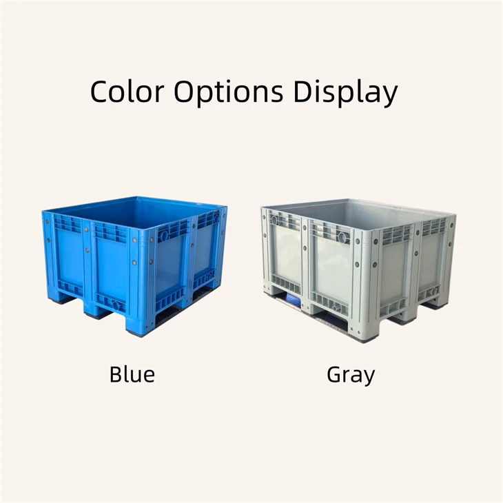 Solid Plastic Pallet Box factory